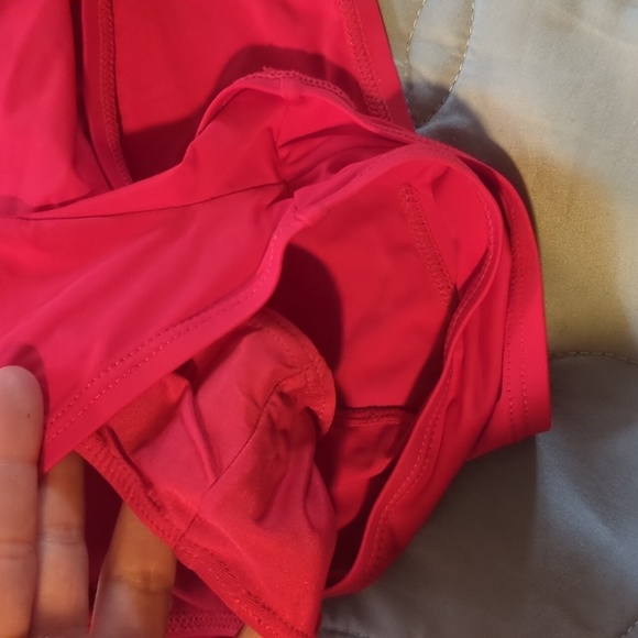 2/$25-Quintsoul Highrise Bikini Shorts Bottoms Red Size Small NWT - Picture 6 of 10